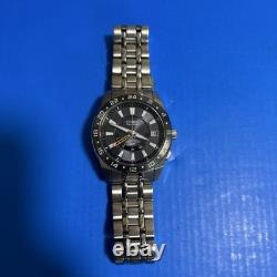 Citizen Eco-Drive Titanium GMT Watch, Black Dial, 42mm, Used