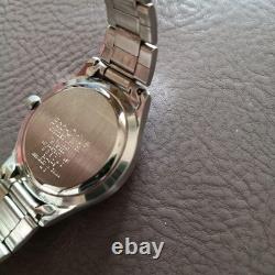 Citizen Eco-Drive Wristwatch GMT Silver Stainless Date Ready to Use Now