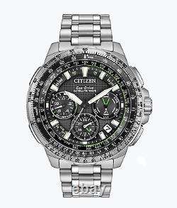 Citizen Men's $1395 Eco-drive Satellite Wave Watch, Gps, World Time Cc9030-51e