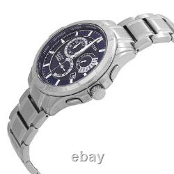 Citizen Men's Eco-Drive Perpetual GMT Blue Dial Watch BL8160-58L NEW