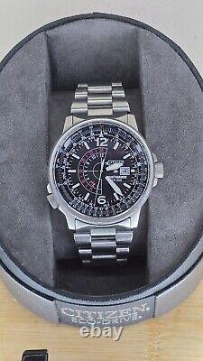 Citizen Men's Eco-Drive Promaster GMT Nighthawk WR200 Dual Time Watch with Date