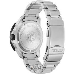 Citizen Men's Watch Promaster GMT Black and Orange Bezel Bracelet BJ7129-56E