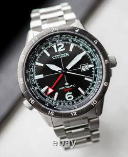 Citizen NB6046-59E Promaster Air Automatic GMT Sapphire Black Dial Men's Watch