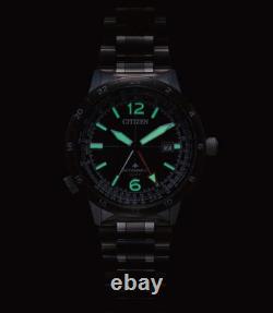 Citizen NB6046-59E Promaster Air Automatic GMT Sapphire Black Dial Men's Watch