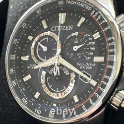 Citizen PCAT Perpetual Alarm World Time Chronograph Blue Dial Men's Watch
