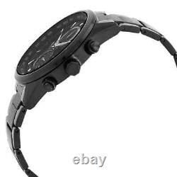Citizen Perpetual Alarm World Time Chronograph GMT Black Dial Men's Watch