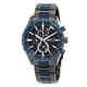 Citizen Perpetual Alarm World Time Chronograph GMT Black Dial Watch AT8187-75E