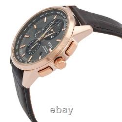 Citizen Perpetual World Time Chronograph Grey Dial Men's Watch AT8113-12H