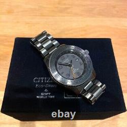 Citizen Porter GMT World Time B877-R011782 Wristwatch PROMASTER Yoshida Solar