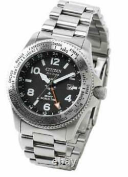 Citizen Porter Gmt World Time Silver