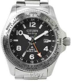 Citizen Porter Gmt World Time Silver