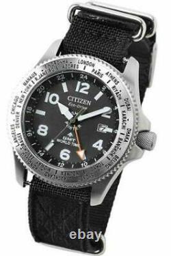 Citizen Porter Gmt World Time Silver