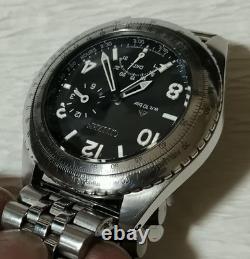 Citizen ProMaster GMT Quartz Mens Wristwatch 41mm Black Dial wrist 19cm