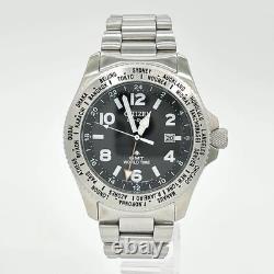 Citizen ProMaster GMT Solar Radio Watch GMT World Time Unisex Wrist 18cm