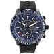 Citizen Promaster Air A-T Perpetual Alarm World Time Chronograph GMT Blue Dial
