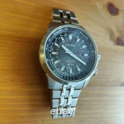 Citizen Promaster BJ7071 54E Global Sky Eco Drive GMT 1.85 Inch 200M