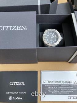 Citizen Promaster BJ7100-82E Eco-Drive GMT World Time Quartz Mens Watch Auth