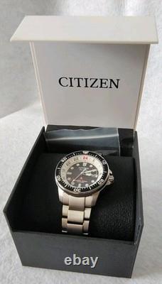 Citizen Promaster BJ7110-11E Eco-Drive GMT Super Titanium Diver with Extra Bands