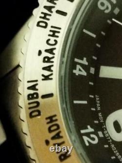 Citizen Promaster Eco-Drive BJ7100-82E Date 42mm Men's World Time GMT Watch