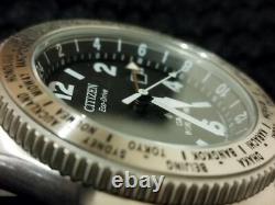 Citizen Promaster Eco-Drive BJ7100-82E Date 42mm Men's World Time GMT Watch