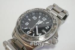 Citizen Promaster Eco-Drive BJ7100-82E Date 42mm Men's World Time GMT Watch Used