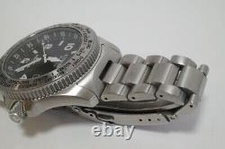 Citizen Promaster Eco-Drive BJ7100-82E Date 42mm Men's World Time GMT Watch Used