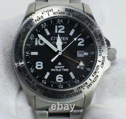 Citizen Promaster Eco-Drive Men's Watch GMT World time