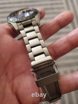 Citizen Promaster GMT Land Titanium Eco Drive Watch PLS READ DESCRIPTION