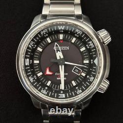 Citizen Promaster GMT Watch World Time Quartz EcoDrive Steel wrist 18cm