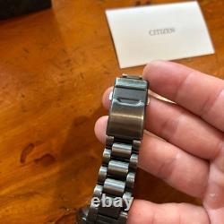 Citizen Promaster GMT World Time Eco Drive Solar Mens Watch Authentic Working