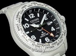 Citizen Promaster GMT World Time Porter Collaboration Eco Drive Wristwatch