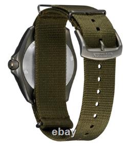 Citizen Promaster Land GMT Sapphire Glass Nylon Strap Military Green- BJ7155-05X