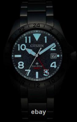 Citizen Promaster Land GMT Sapphire Glass Stainless Steel Watch BJ7150-50E