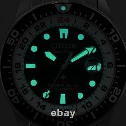 Citizen Promaster Marine Super Titanium Blue Men's GMT Dive Watch BJ7111-86L