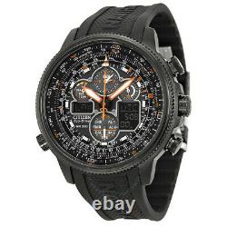 Citizen Promaster Navihawk A-T Eco-Drive Solar Black Orange AT JY8035-04E Japan