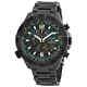 Citizen Promaster Navihawk A-T Perpetual World Time Chronograph GMT Green Dial