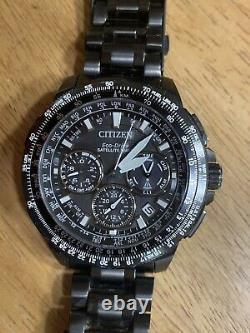 Citizen Satellite Wave Promaster Navihawk Titanium Black CC9025-85E BNIB