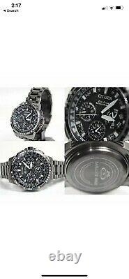 Citizen Satellite Wave Promaster Navihawk Titanium Black CC9025-85E BNIB