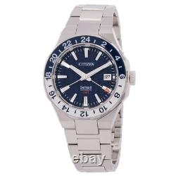 Citizen Series8 880 GMT Automatic Blue Dial Men's Watch NB6034-58L