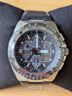 Citizen Skyhawk A-T Promaster Chronograph JY8149-05E GMT Black Dial Men's Watch