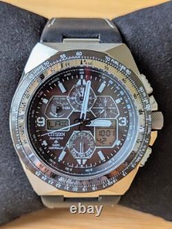 Citizen Skyhawk A-T Promaster Chronograph JY8149-05E GMT Black Dial Men's Watch