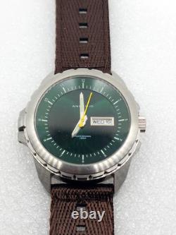 Clamshell FlipTop Dual two time zone dial Android Aragon GMT Quartz Day Date