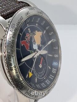 Corum Classical GMT World Time 44 Mens Watch Automatic Serviced