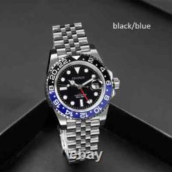 Cronos GMT Batman with Black Dial (Black & Blue Bezel)
