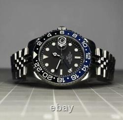 Custom 40mm Batman/Batgirl GMT Style Diver Mod Watch NH34 Automatic