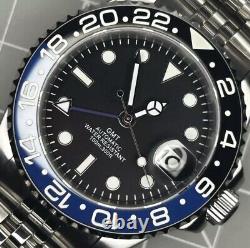 Custom 40mm Batman/Batgirl GMT Style Diver Mod Watch NH34 Automatic