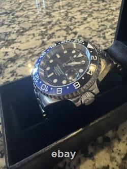 Custom 40mm Batman/Batgirl GMT Style Diver Mod Watch NH34 Automatic