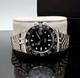 Custom 40mm Black GMT Style Mod Watch Jubilee Band with NH34 Automatic
