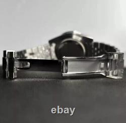 Custom 40mm Coke GMT Style Sub Mod Watch Jubilee Bracelet with NH34 Automatic