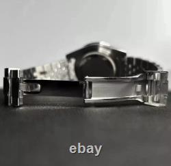 Custom 40mm Coke GMT Style Sub Mod Watch Jubilee Bracelet with NH34 Automatic